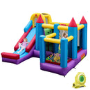 5-in-1 Inflatable Bounce House with 735W Blower and 50 Ocean Balls by LJGDeals