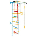 7 In 1 Kids Indoor Gym Playground Swedish Wall Ladder for Solid Wall-Yellow by LJGDeals