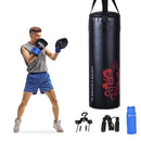 5 Pieces 40Lbs Filled Punching Boxing Set with Jump Rope and Gloves by LJGDeals