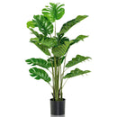 5 Feet Artificial Tree Faux Monstera Deliciosa Plant for Home Indoor and Outdoor by LJGDeals