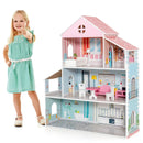 3-Tier Toddler Doll House with Furniture Gift for Age over 3 by LJGDeals