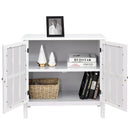 Glass Door Sideboard Console Storage Buffet Cabinet by LJGDeals