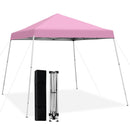 10 x 10 Feet Outdoor Instant Pop-up Canopy with Carrying Bag-Blue by DirectDeals
