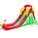 Inflatable Water Slide Bounce House with Climbing Wall and Jumper without Blower by LJGDeals