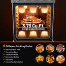 24 Inches Freestanding Natural Gas Range with 4 Burners Cooktop by LJGDeals