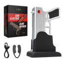 Electric Gun Wine Corkscrew Bottle Opener (Silver)