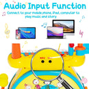 2-in-1 Kids Electronic Drum and Keyboard Set with Stool by LJGDeals