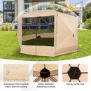 11.5 X 11.5 FT Pop-up Screen House Tent with Portable Carrying Bag by LJGDeals