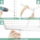 Adjustable Closet Organizer Kit with Shelves and Hanging Rods for 4 to 6 Feet by DirectDeals
