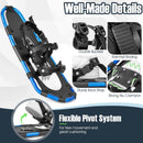 21/25/30 Inch Lightweight Terrain Snowshoes with Flexible Pivot System by LJGDeals