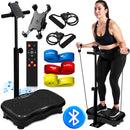 LX18 Vibration Plate With Handlebar Black