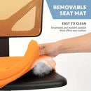 Ergonomic Armless Office Desk Chair Mesh Swivel Rolling Chair with Wheels by 2Dropme