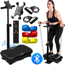 LX18 Vibration Plate With Handlebar  - Black
