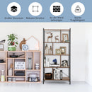 4-Tier Industrial Freestanding Bookshelf with Metal Frame by LJGDeals