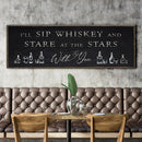 Sip Whiskey With You Bar Sign II