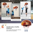 Wall Mounted Fan Backboard with Basketball Hoop and 2 Nets by LJGDeals