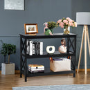3-Tier Console X-Design Sofa Side Accent Table by LJGDeals