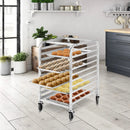 10 Sheets Aluminum Rolling Bakery Pan Rack by LJGDeals