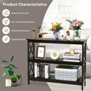 3-Tier Console X-Design Sofa Side Accent Table by LJGDeals