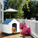 Indoor/Outdoor Waterproof Plastic Dog House Pet Puppy Shelter by LJGDeals