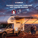 Camplux Elite 65,000 BTU RV Tankless Water Heater 2.64 GPM-White