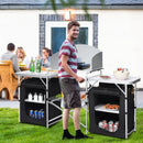 Folding Camping Table with Storage Organizer by LJGDeals