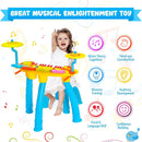 24-Key Piano Keyboard DJ Drum Combination with Microphone and MP3 by LJGDeals