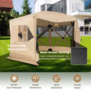 11.5 X 11.5 FT Pop-up Screen House Tent with Portable Carrying Bag by LJGDeals