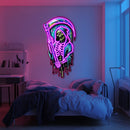 UV Printed Angel of Death Neon Wall Art- LV0004