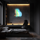 Tyrannical Cat Uv Print Neon Art, Cat Uv Print Neon Sign, Neon Light,Neon Wall Art, Neon Sign,Neon Light Sign, Neon Gifts, Gift for Her