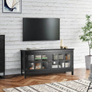 50 Inch Modern Wood Large TV Stand Entertainment Center for TV by LJGDeals