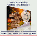 A Lot of Love Family Names Sign II