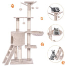56 Inch Condo Scratching Posts Ladder Cat Play Tree by LJGDeals