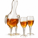 Cock - Chicken Decanter 500ml Whiskey and Wine Decanter Set
