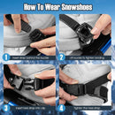 21/25/30 Inch Lightweight Terrain Snowshoes with Flexible Pivot System by LJGDeals