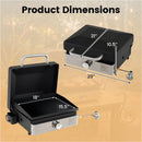 Portable Gas Griddle 1-Burner with Ceramic Non-Stick Plate by LJGDeals