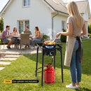 Propane Camping Stove 80000 BTU Single Burner with Regulator by LJGDeals