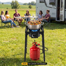 Propane Camping Stove 80000 BTU Single Burner with Regulator by LJGDeals