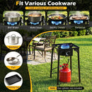 Propane Camping Stove 80000 BTU Single Burner with Regulator by LJGDeals