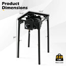 Propane Camping Stove 80000 BTU Single Burner with Regulator by LJGDeals