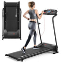 1.0 HP Electric Mobile Power Foldable Treadmill with Operation Display for Home by LJGDeals