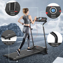 1.0 HP Electric Mobile Power Foldable Treadmill with Operation Display for Home by LJGDeals