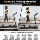 1.0 HP Electric Mobile Power Foldable Treadmill with Operation Display for Home by LJGDeals