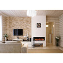 Amantii 60 Inch Tru-View Slim Smart Indoor Outdoor 3 Sided Electric Fireplace
