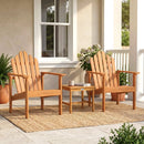 Stackable Adirondack Chairs - Solid Acacia Wood (2-Pack) by LJGDeals