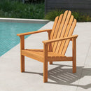 Stackable Adirondack Chairs - Solid Acacia Wood (2-Pack) by DirectDeals