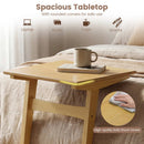 C-Shaped End Table Set of 2 with Wood Veneer Top by DirectDeals