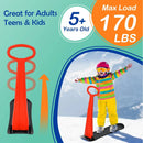 1-Rider Snow Scooter with Grip Handle by LJGDeals
