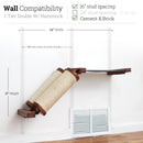 Slanted Cat Scratcher for Wall