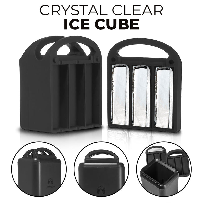Crystal Clear Highball Ice Maker Mold- 6  4.5" Spear Ice